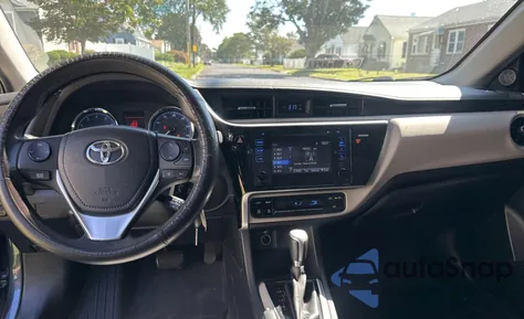 2017 Toyota Corolla L из США, поврежденный, VIN 2T1BURHEXHC827586
